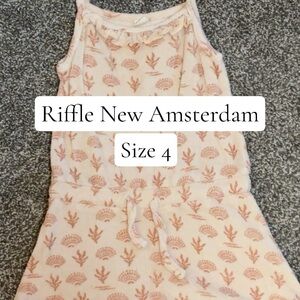 Girls Pink Floral One-Piece Romper